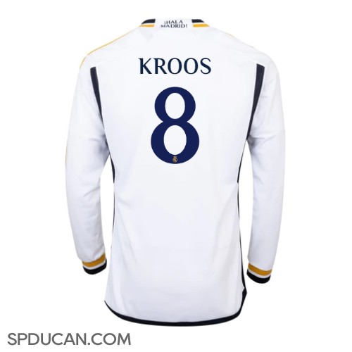 Muški Nogometni Dres Real Madrid Toni Kroos #8 Domaci 2023-24 Dugi Rukav